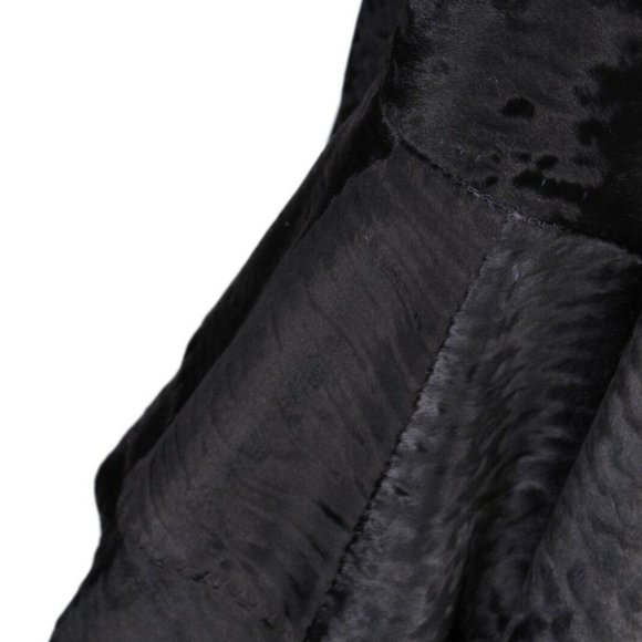 DENNIS BASSO Vintage Russian Broadtail Fur Coat - Picture 11 of 12